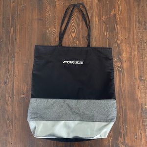 Victoria’s Secret Black and Silver Tote